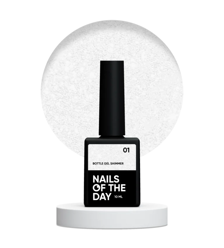 NAILSOFTHEDAY Bottle gel shimmer 01, 10 ml