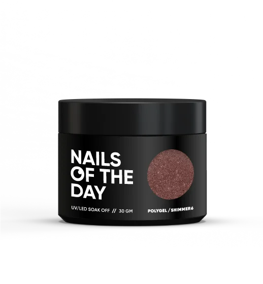 NAILSOFTHEDAY Polygel shimmer 06, 30 g