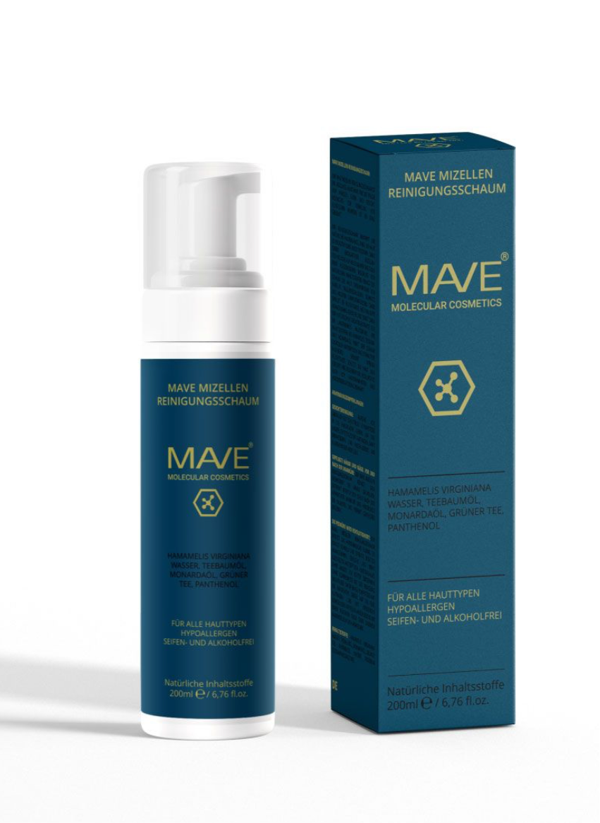 MAVE - Mizellen Reinigungsschaum, 200 ml