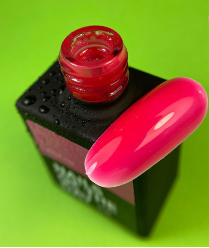 NAILSOFTHEDAY Neon Top 03 – Pink-Lila Top ohne Schwitzschicht, 10 ml