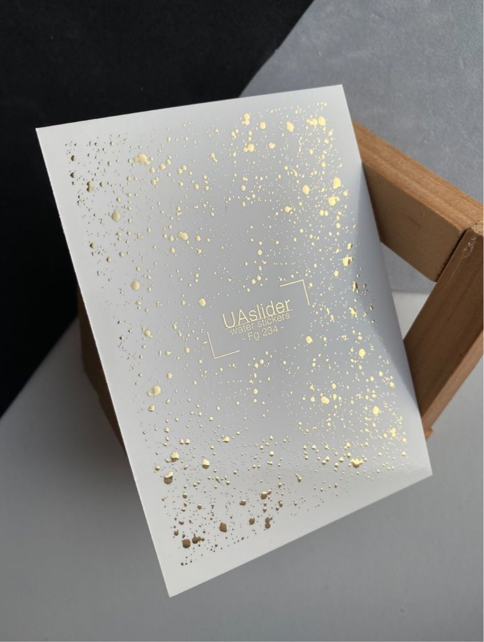 UA Slider Fg 234 – Gold Splashes