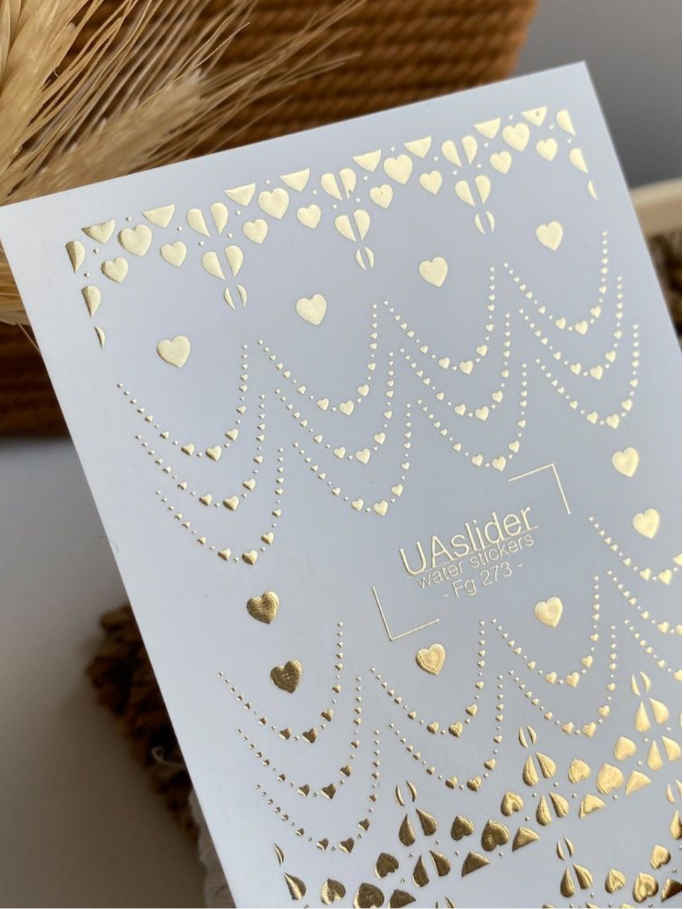 UA Slider FG 273 – Goldene Herzen & Linien