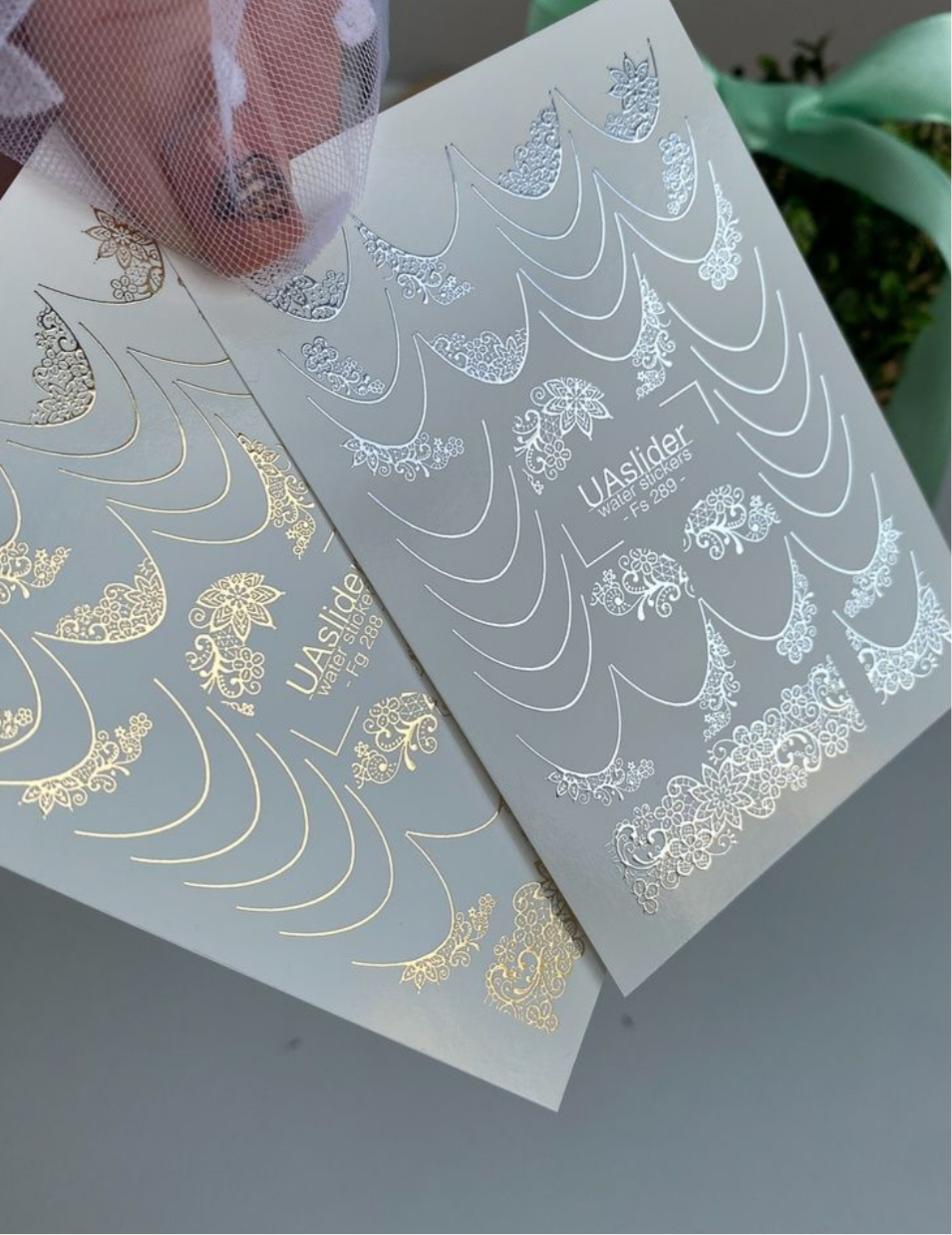 UA Slider – Water Stickers
Design FS 289 – Silber
