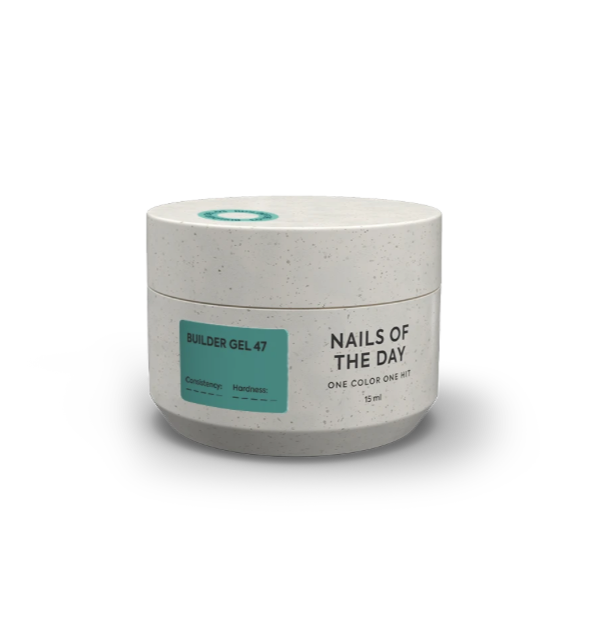 NAILSOFTHEDAY Builder Gel 47 – Türkis, 15 ml
Kräftiger Farbton, verlässliche Stabilität.
Builder Gel in leuchtendem Türkis für kreative, haltbare Modellagen.
