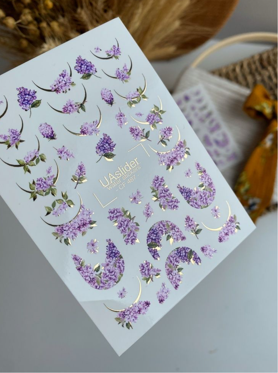 Color and Foil 487 – Fliederblüten & Goldmonde