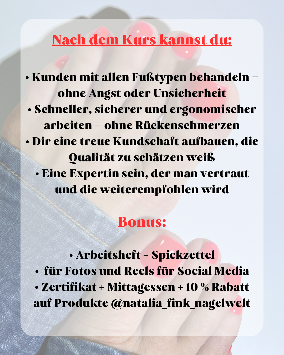 Kurs „Perfect Pediküre“