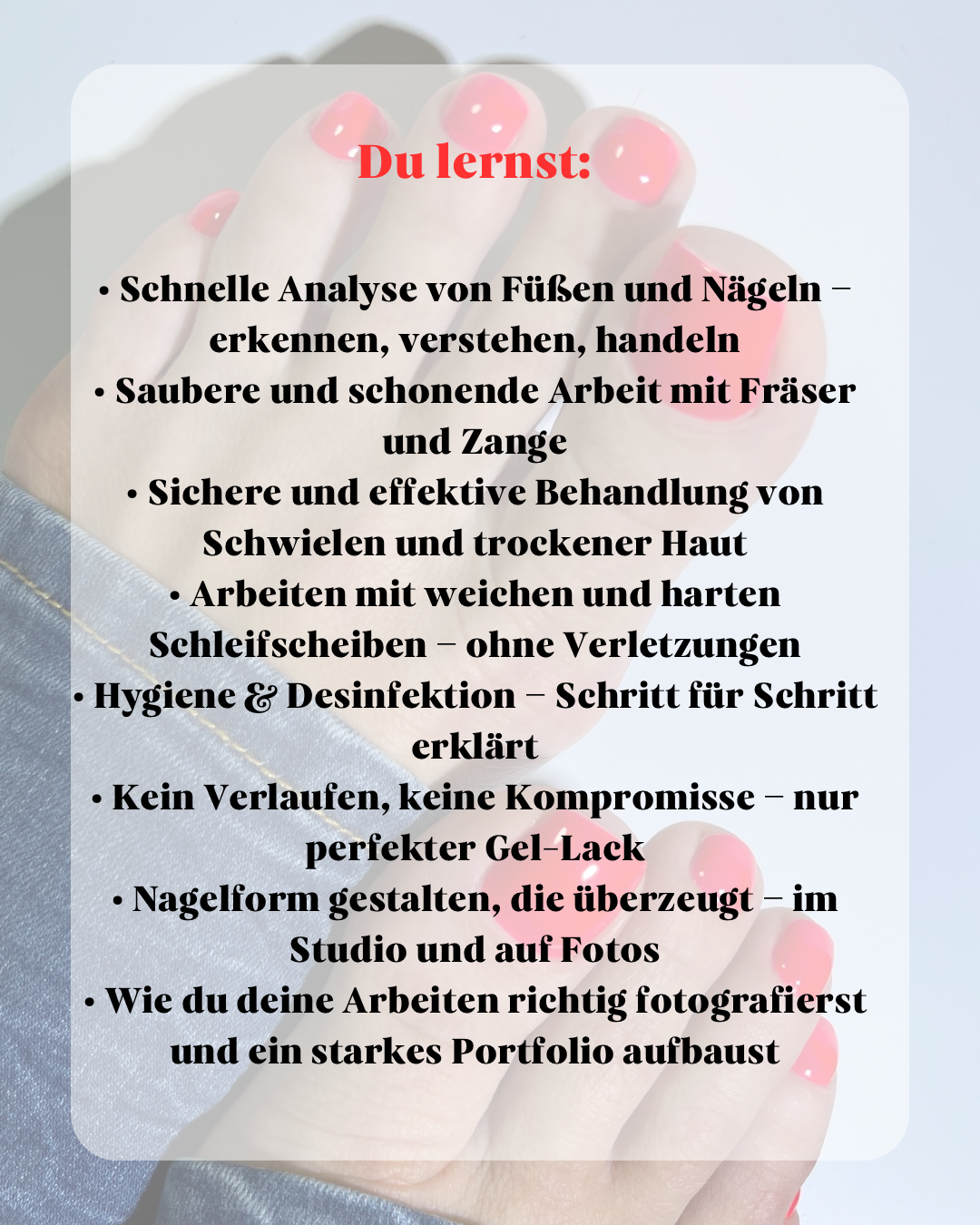 Kurs „Perfect Pediküre“