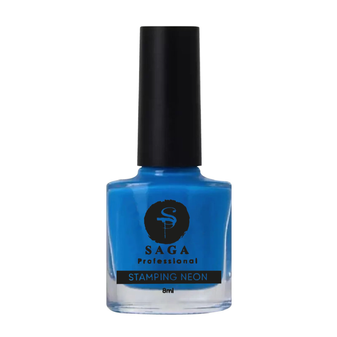 SAGA PROFESSIONAL Stempellack NEON Nr. 6 – Blau, 8 ml
Cool. Präzise. Ausdrucksstark. Neon-Blau für starke Statements