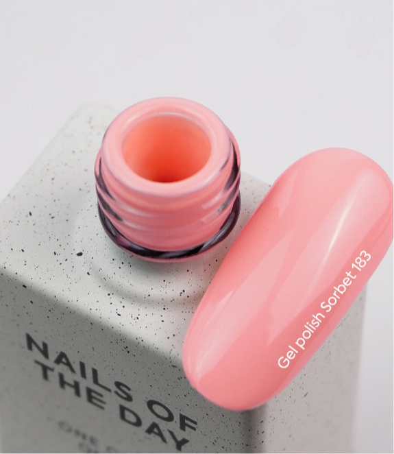 NAILSOFTHEDAY Gel Polish Sorbet – Zartes Pfirsich, 10 ml