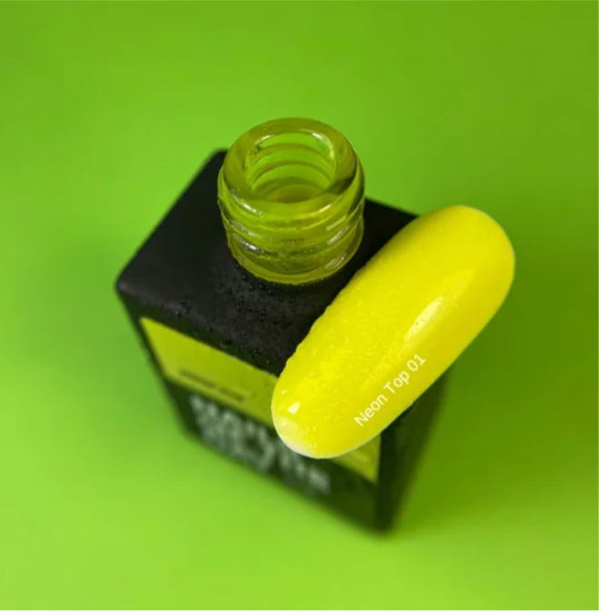 NAILSOFTHEDAY Neon Top 01 – Neon-Gelb ohne Schwitzschicht (10 ml)