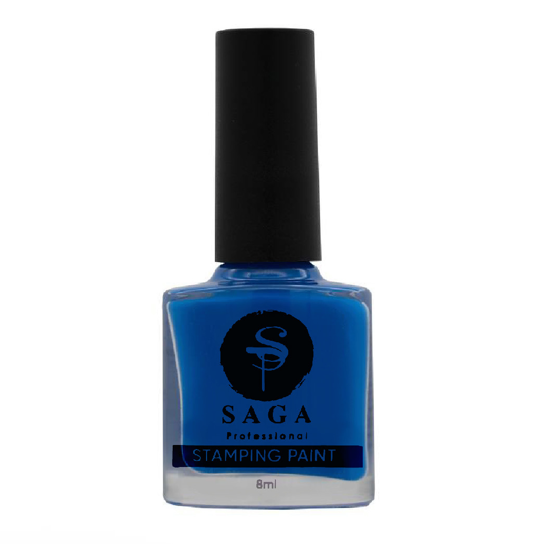 SAGA PROFESSIONAL Stempellack Nr. 09 – Blau mit klebriger Schicht, 8 ml
Königsblau für elegante Designs