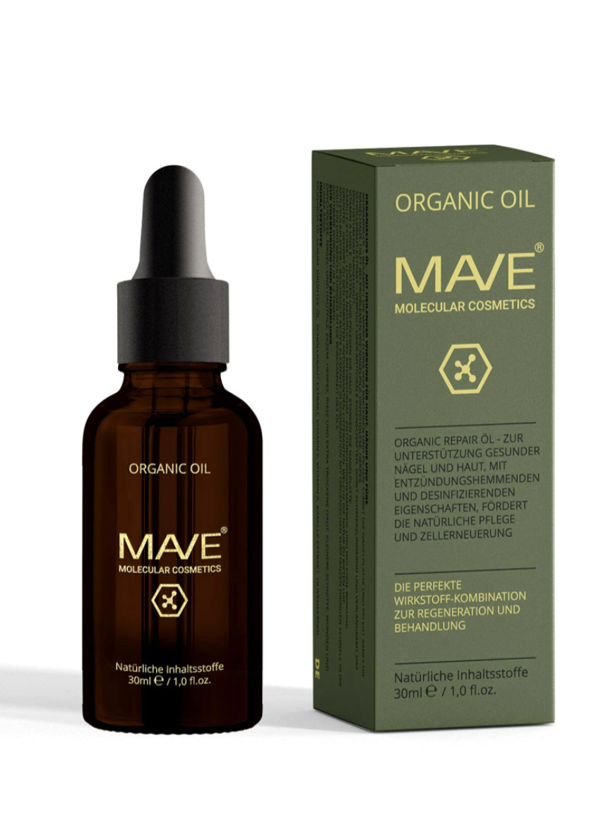 MAVE Organic Oil – Regeneration in jeder Tropfen
30 ml | Intensivpflege für Haut, Nägel & Füße