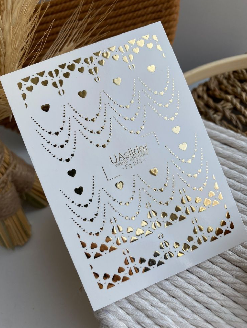 UA Slider FG 273 – Goldene Herzen & Linien