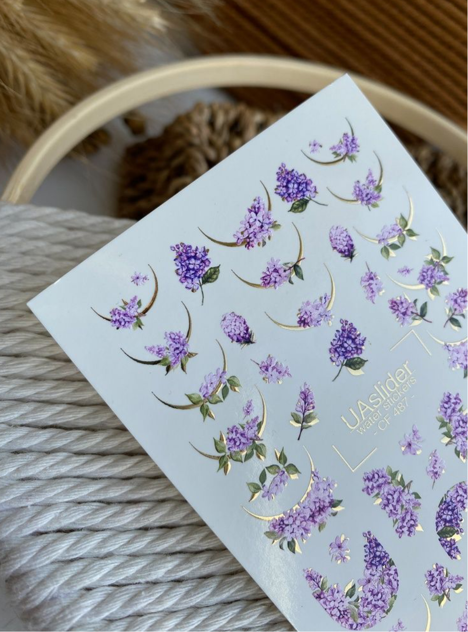 Color and Foil 487 – Fliederblüten & Goldmonde