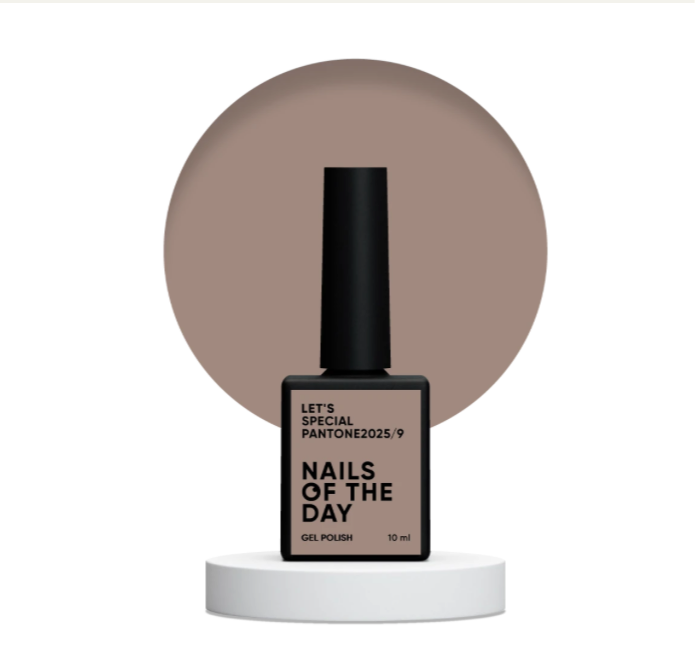 NAILSOFTHEDAY Let’s Special Pantone2025/9
Kühles Kaffee-Beige, 10 ml
Zeitlos, stilvoll, perfekt für jeden Anlass – dein elegantes Statement.