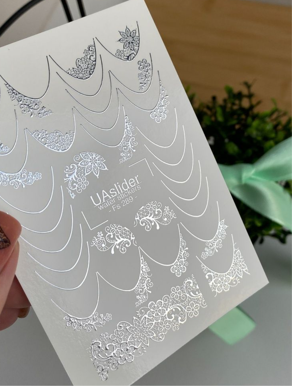 UA Slider – Water Stickers
Design FS 289 – Silber