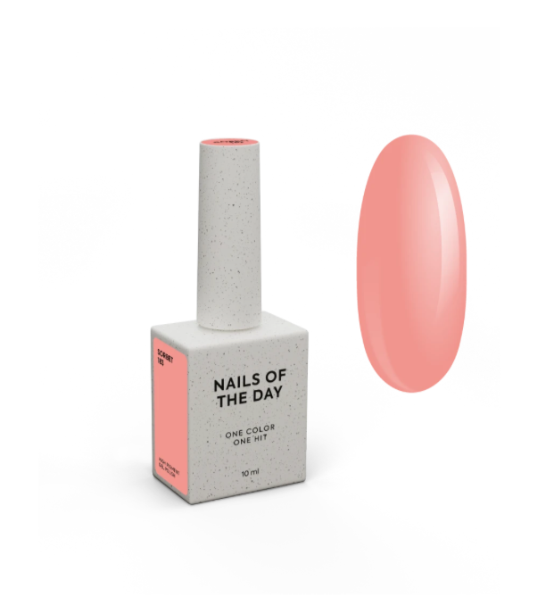 NAILSOFTHEDAY Gel Polish Sorbet – Zartes Pfirsich, 10 ml