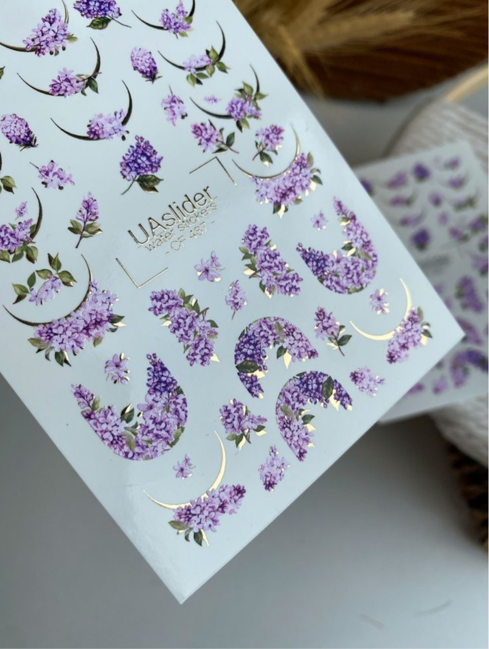 Color and Foil 487 – Fliederblüten & Goldmonde