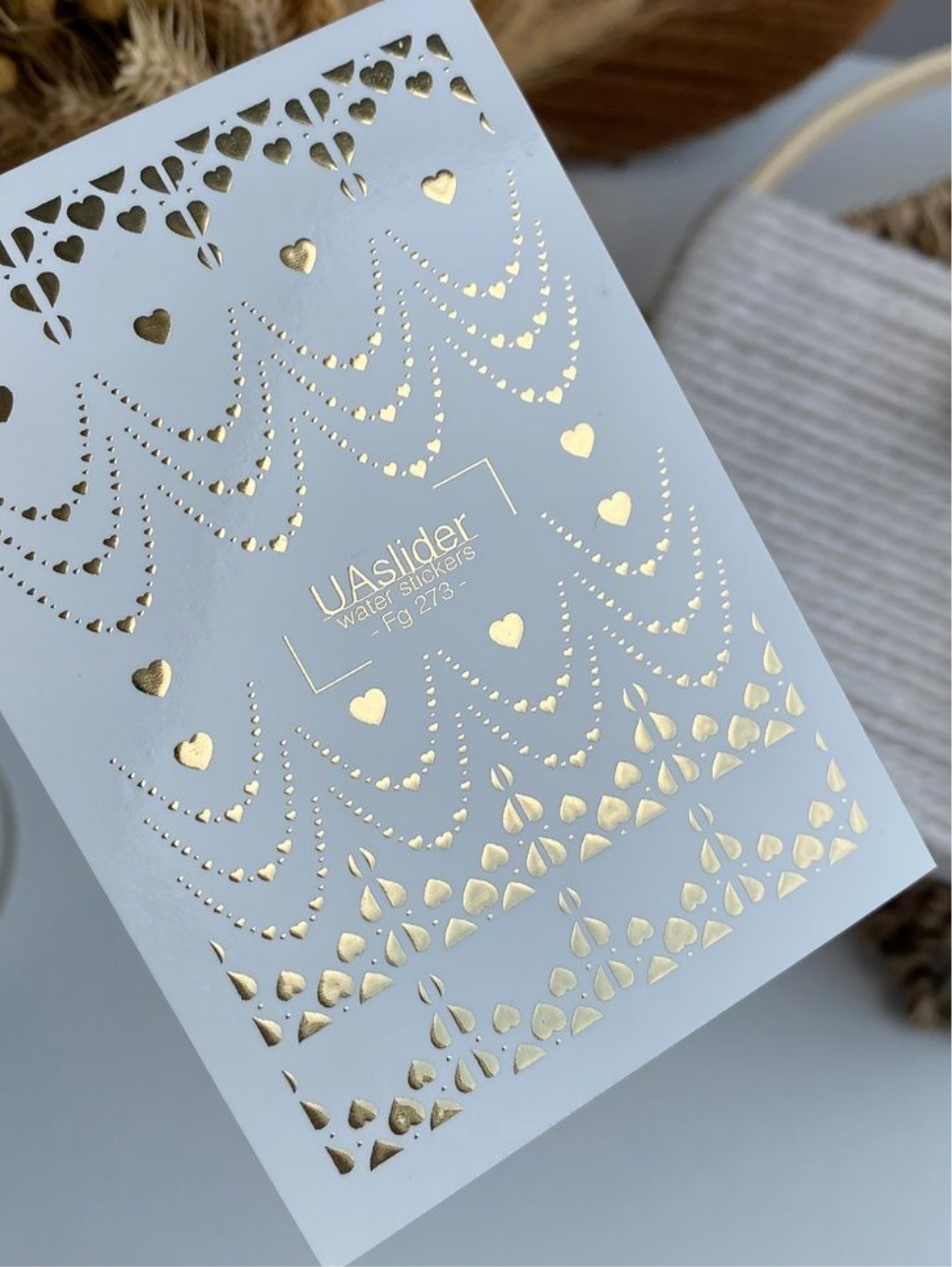 UA Slider FG 273 – Goldene Herzen & Linien