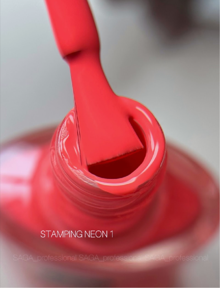 SAGA PROFESSIONAL Stempellack NEON Nr. 1 – Rosa, 8 ml
Neon trifft Romantik – intensives Rosa für kreative Nailart