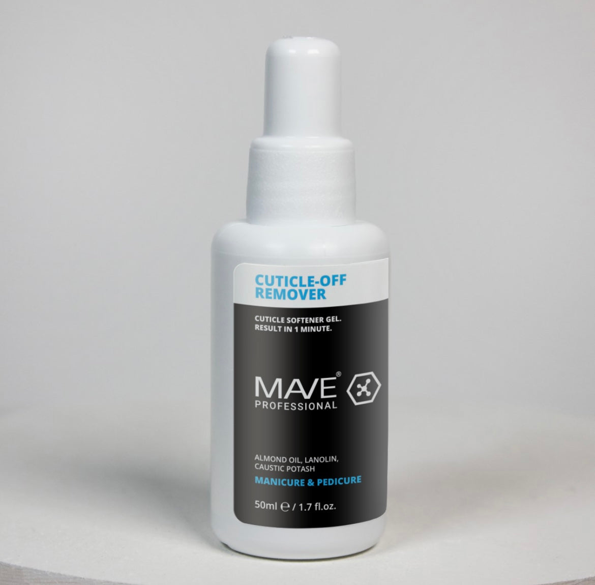 MAVE Cuticle-Off Remover, 50 ml
Perfekt gepflegte Nagelhaut in nur 1 Minute.