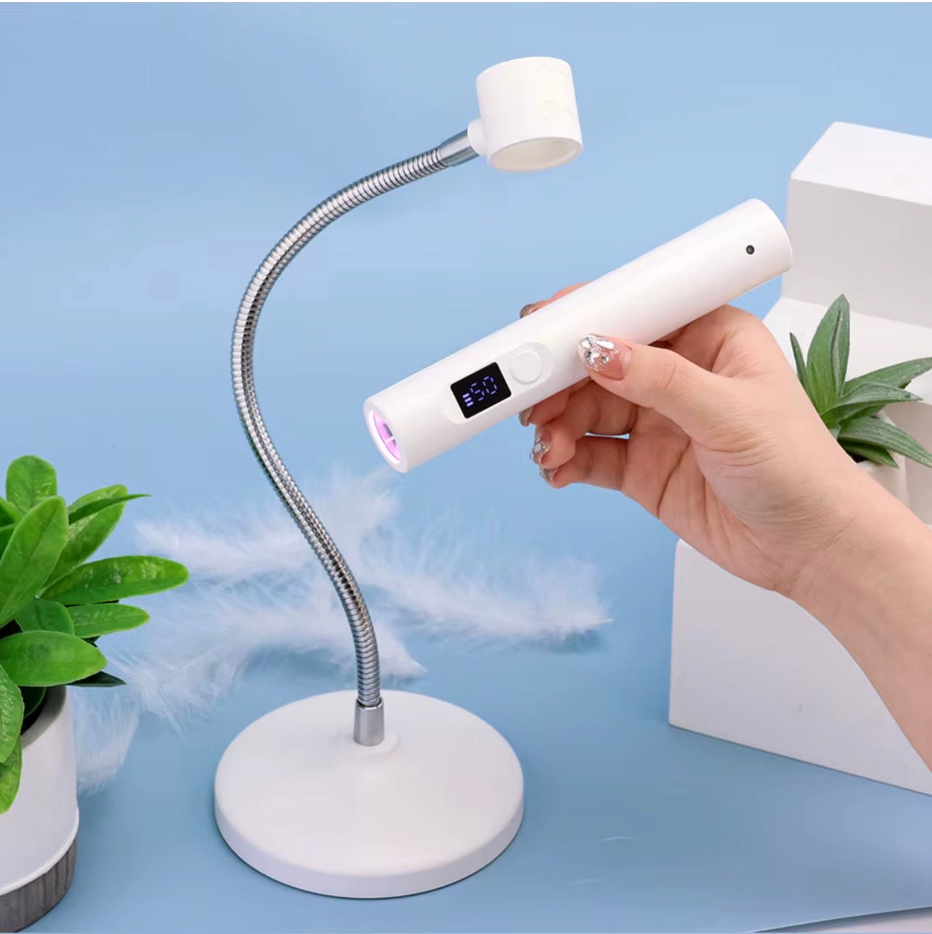 Mini Flash Cure LED Lampe 2-in-1