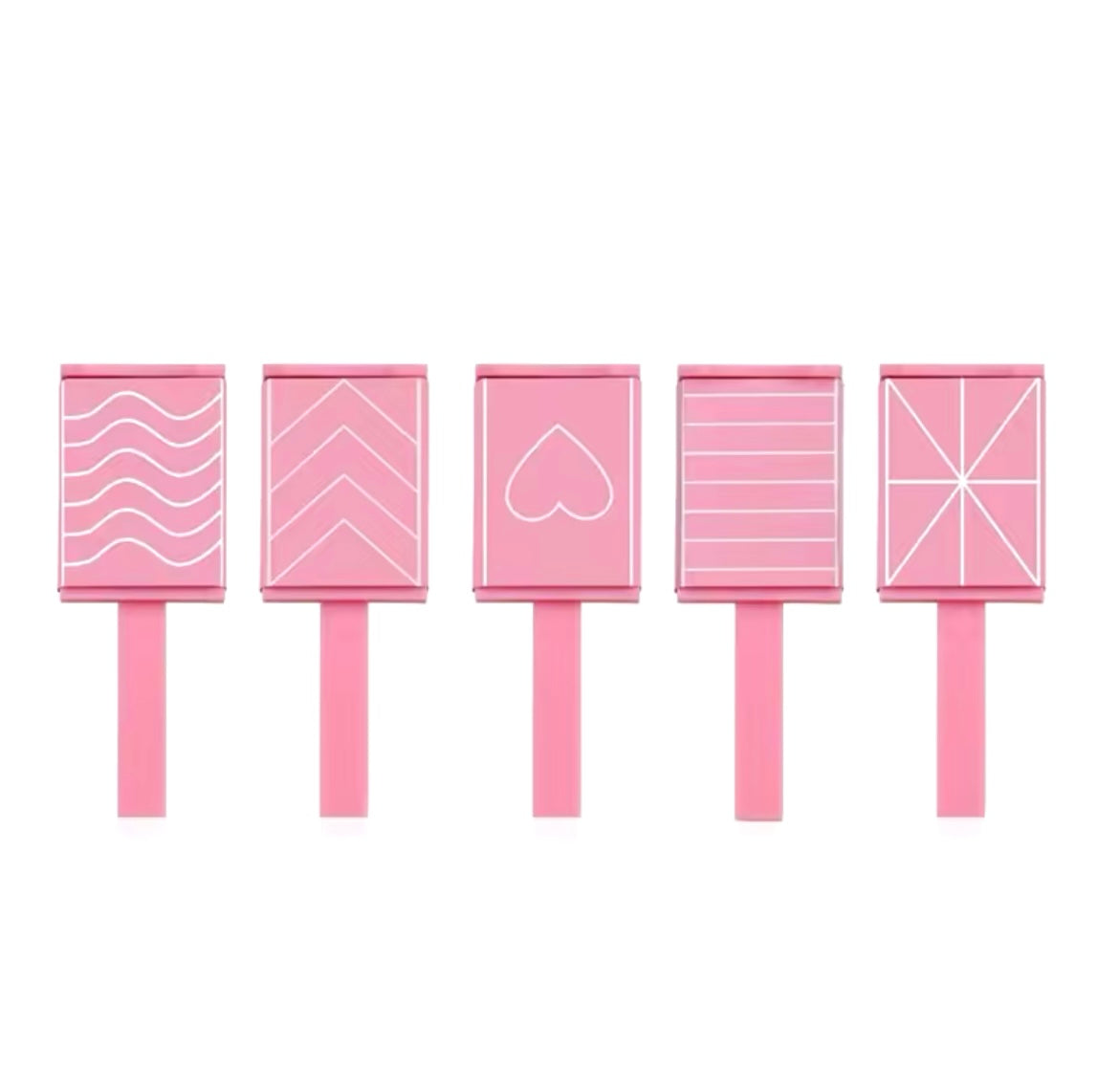 Neue 3D Styling Nail Art Tools - Set aus 5 Magneten für “Katzenauge”-Design