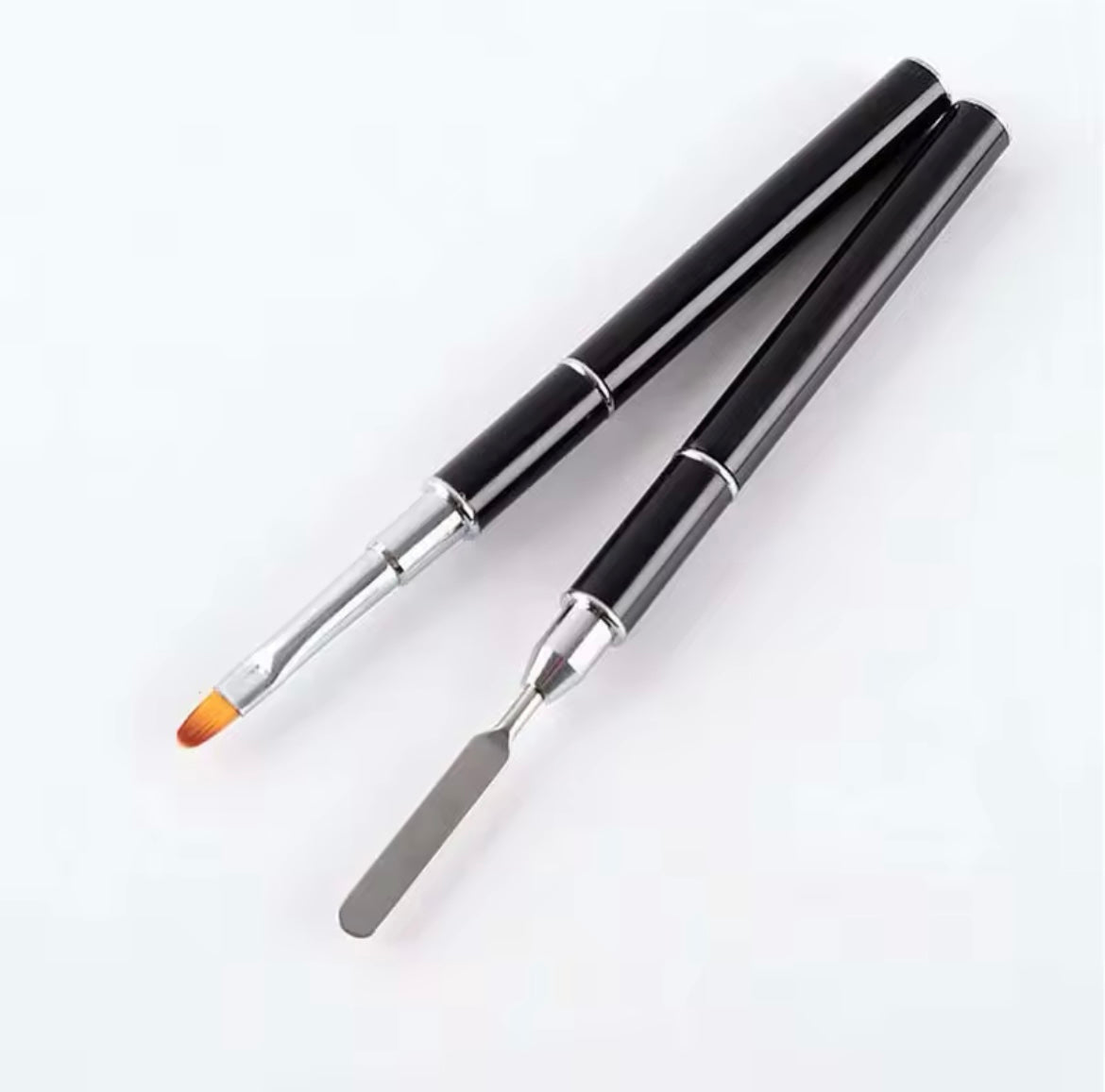 Neuer Dual-Ended Poly Nagel Gel Pinsel Picker 2 in 1