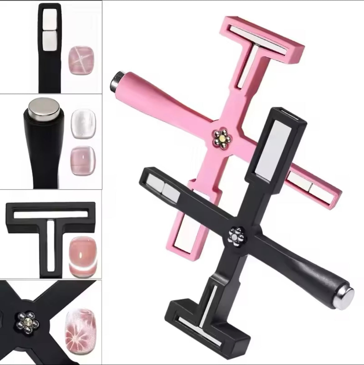 5-in-1 Multifunktionaler Starker Katzenaugen-Magnet für Gel-Nageldesign