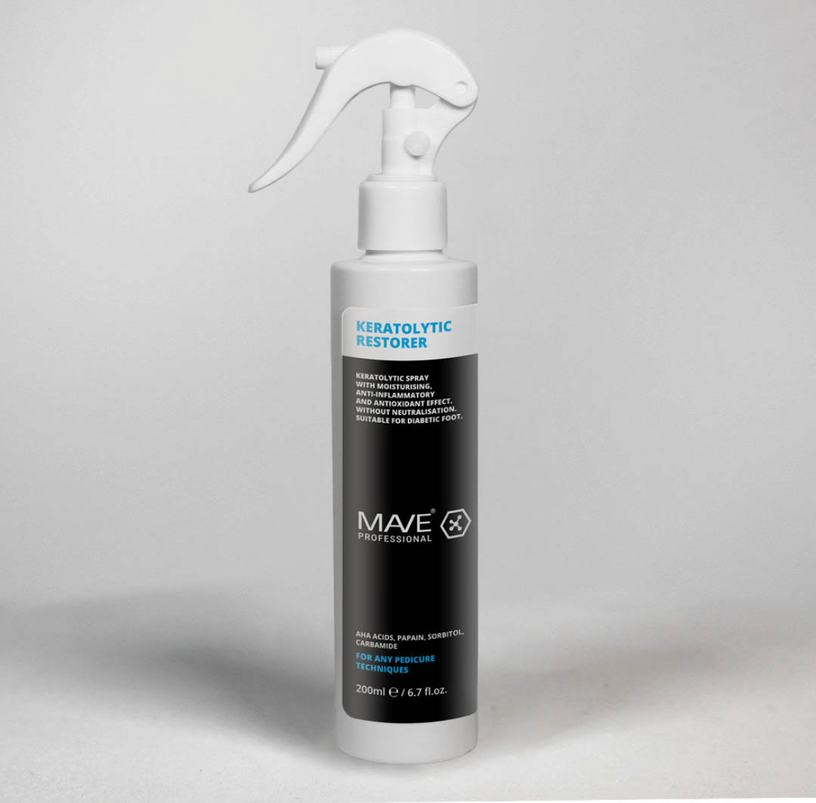 MAVE Keratolytic Restorer, 200 ml
Professionelle Fußpflege auf molekularer Ebene – auch für zu Hause geeignet.