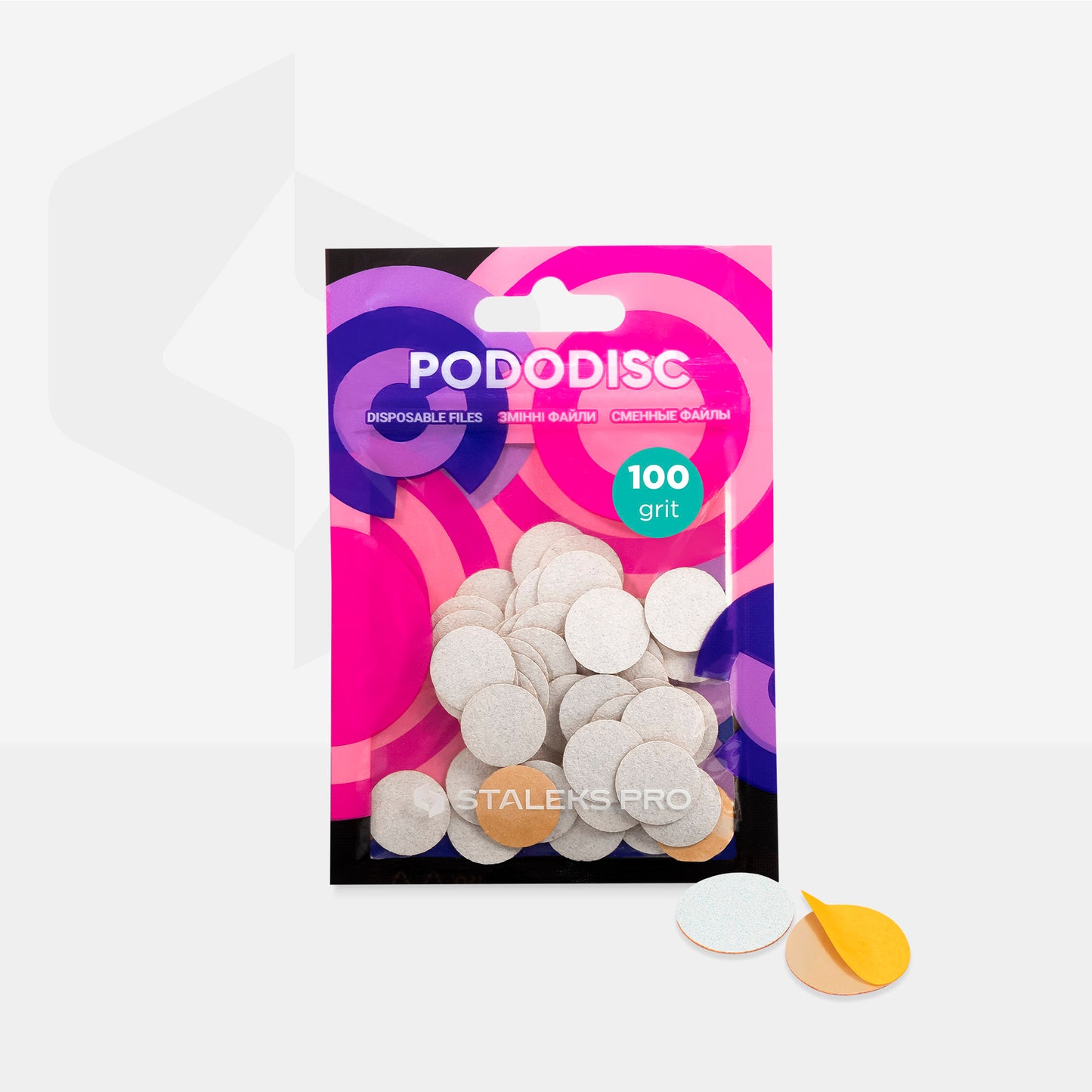 Ersatzfeilen für Pedikür-Scheibe PODODISC STALEKS PRO S (50 Stück)