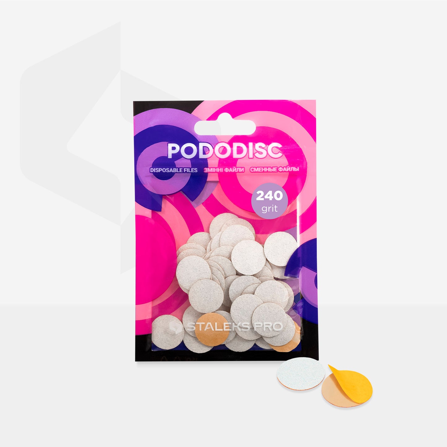 Ersatzfeilen für Pedikür-Scheibe PODODISC STALEKS PRO S (50 Stück)