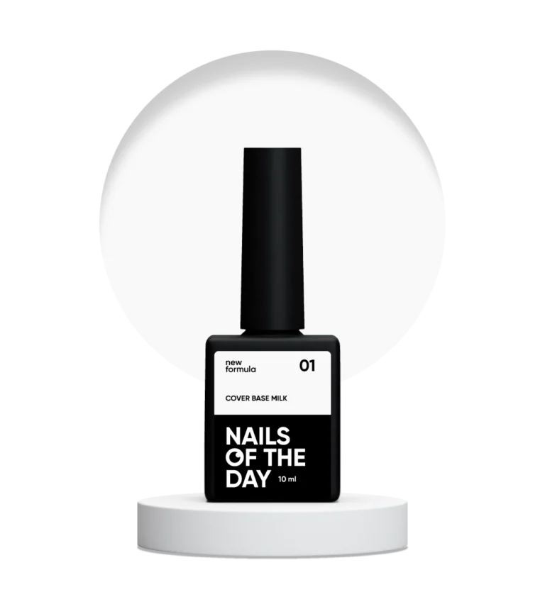 NAILSOFTHEDAY Cover base milk 01, 10 ml