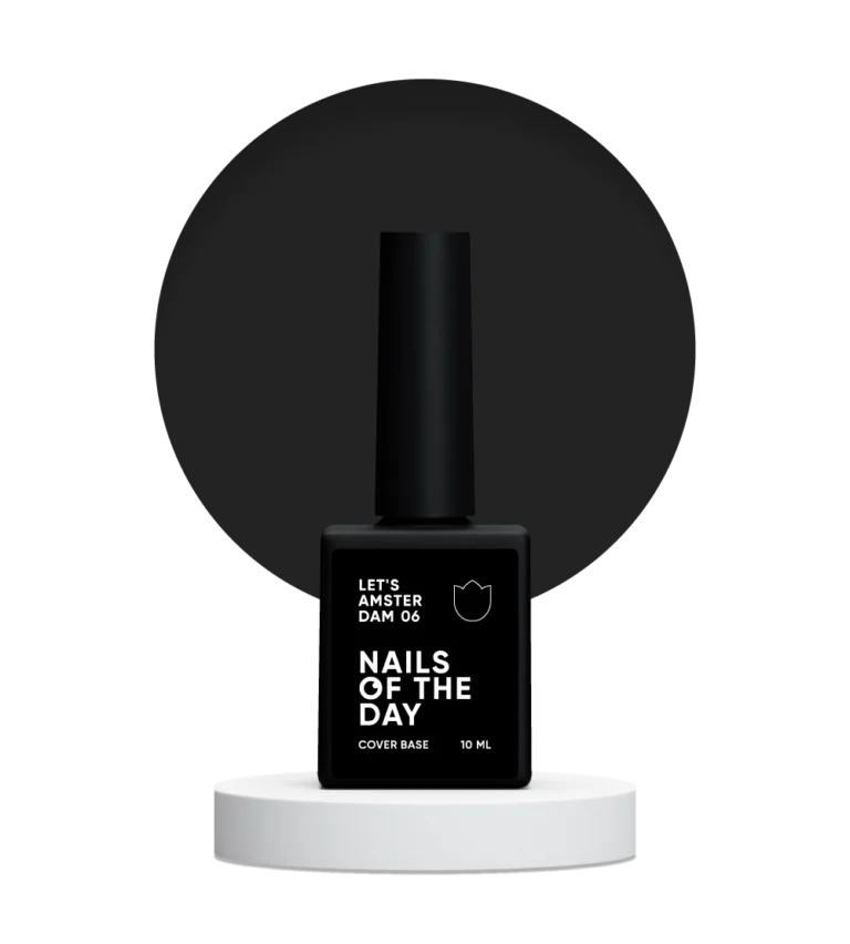 NAILSOFTHEDAY Let's Amsterdam Black, 10 ml