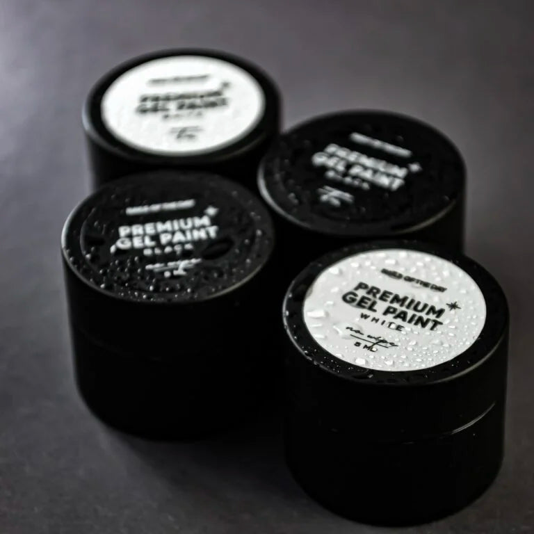 NAILSOFTHEDAY Premium gel paint Black no wipe, 5 ml
