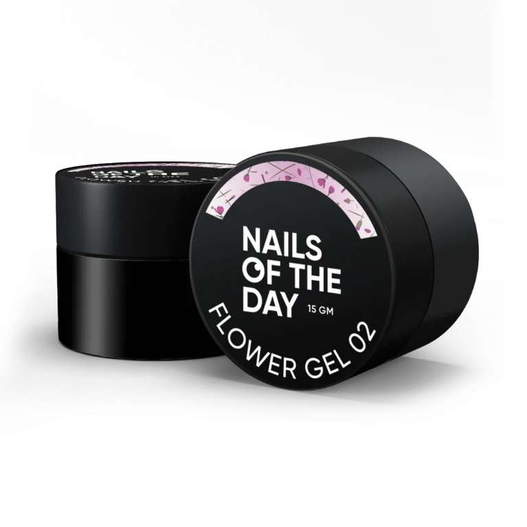 NAILSOFTHEDAY Build gel Flower 02, 15 g