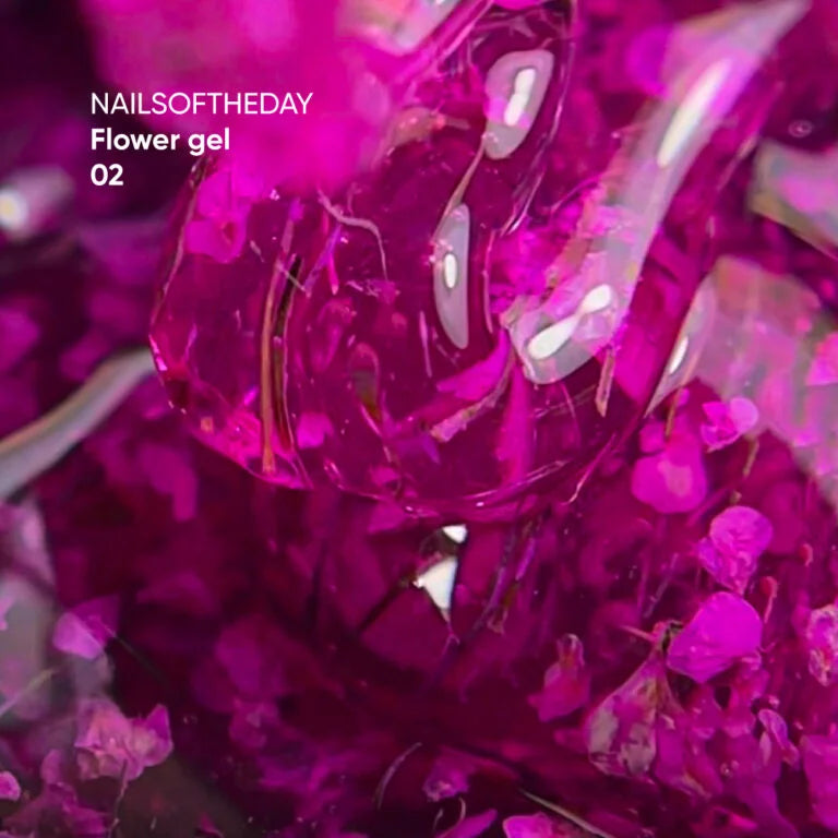 NAILSOFTHEDAY Build gel Flower 02, 15 g