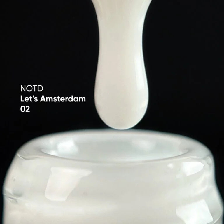 NAILSOFTHEDAY Let’s Amsterdam 02 NEW – Weiß-Milch Camouflage Base, 10 ml
