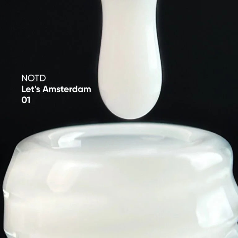 NAILSOFTHEDAY Let’s Amsterdam 01 NEW – Weiß Camouflage Base, 10 ml