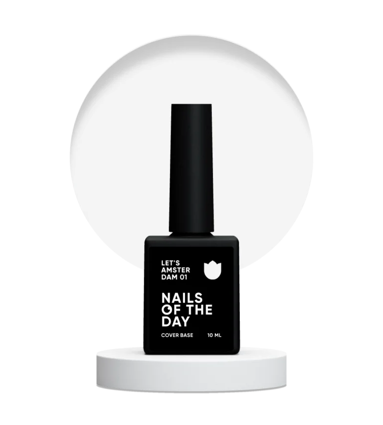 NAILSOFTHEDAY Let’s Amsterdam 01 NEW – Weiß Camouflage Base, 10 ml