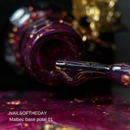 NAILSOFTHEDAY Malbec base potal 01, 10 ml