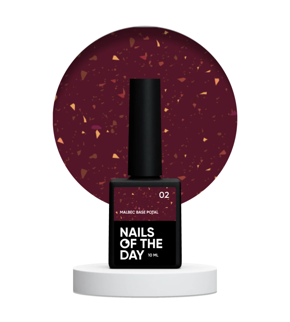 NAILSOFTHEDAY Malbec base potal 02, 10 ml