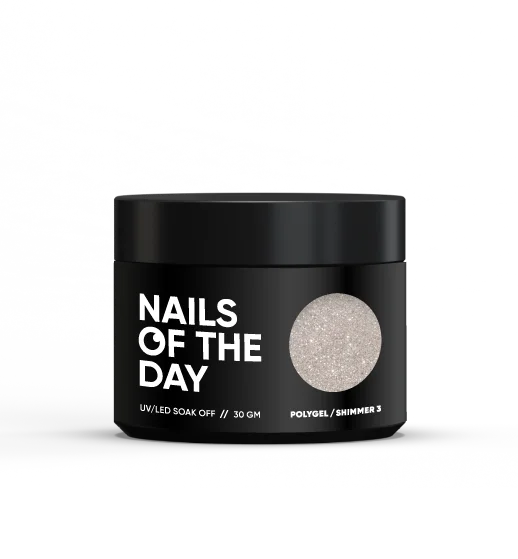 NAILSOFTHEDAY Polygel shimmer 03, 30 g