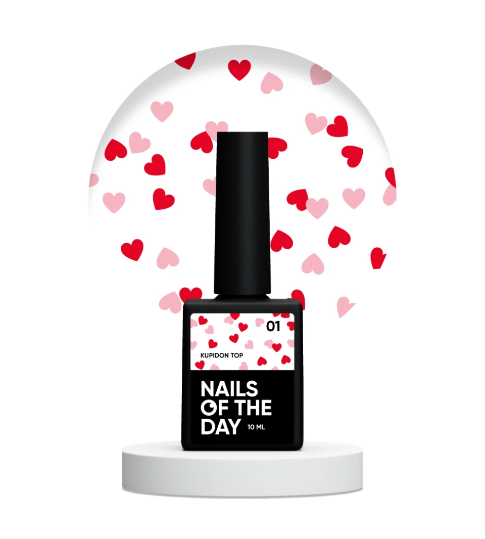 NAILSOFTHEDAY Kupidon top 01, 10 ml
