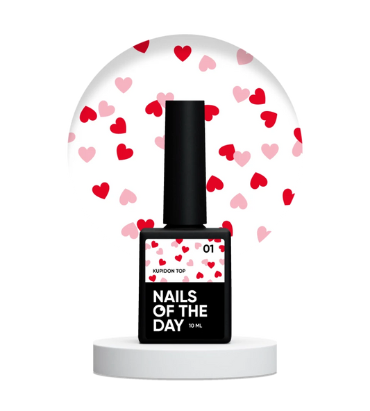 NAILSOFTHEDAY Kupidon top 01, 10 ml