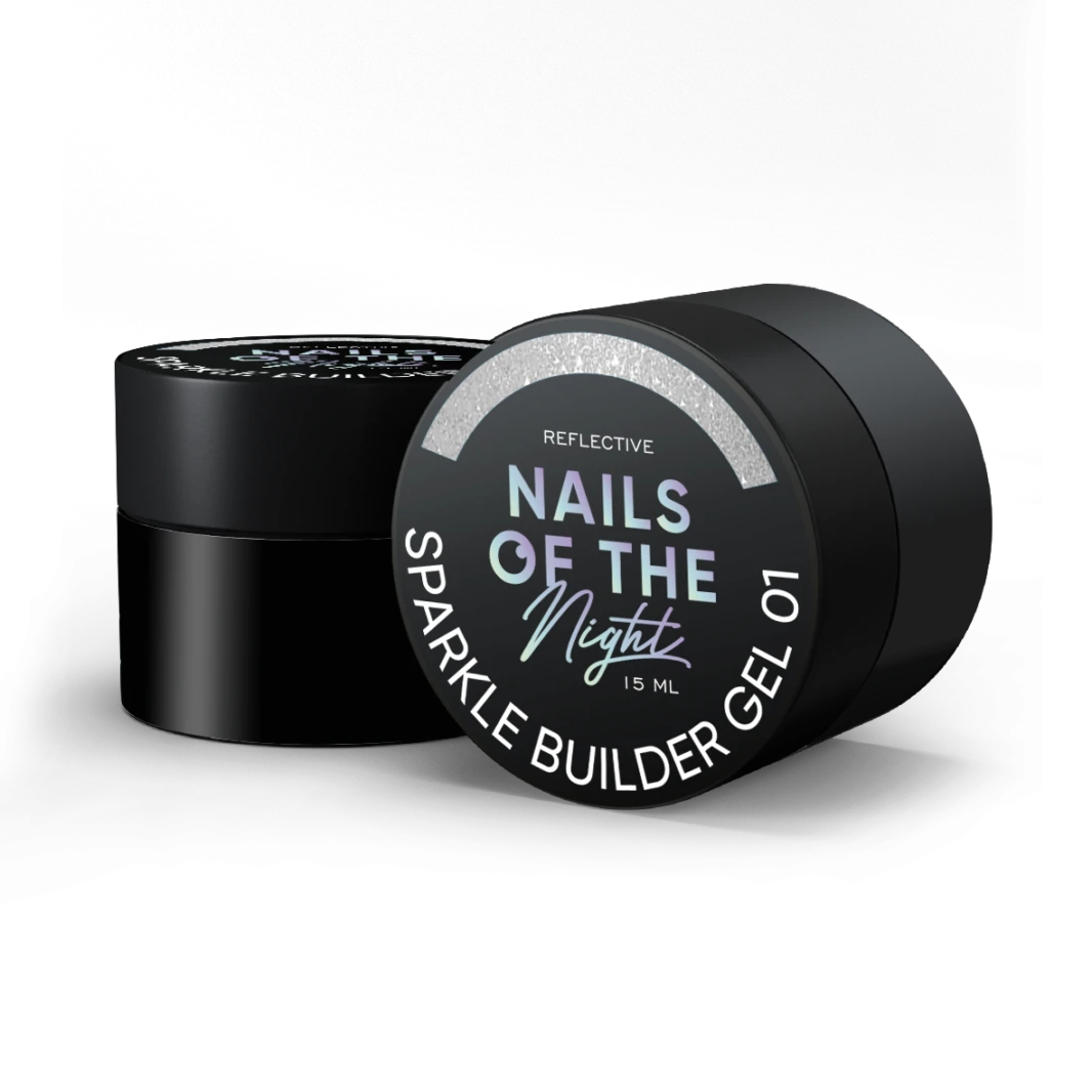 NAILSOFTHENIGHT Sparkle builder gel 01, 15 ml