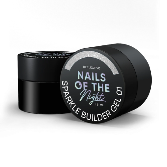 NAILSOFTHENIGHT Sparkle builder gel 01, 15 ml