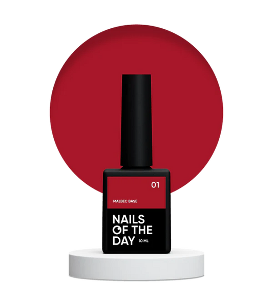 NAILSOFTHEDAY Malbec base 01, 10 ml