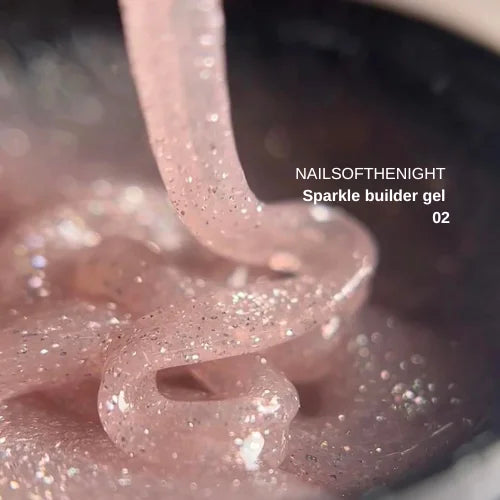 NAILSOFTHENIGHT Sparkle builder gel 02, 15 ml