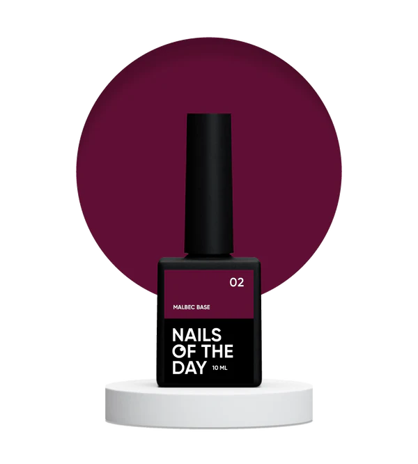 NAILSOFTHEDAY Malbec base 02, 10 ml